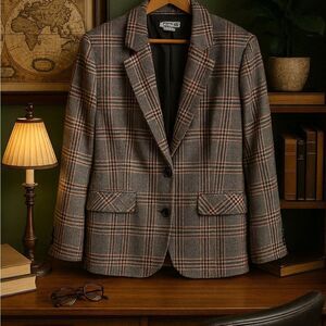 Vintage plaid  Blazer